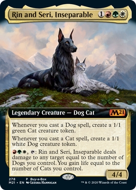 🔥 Rin and Seri, Inseparable Magic Core Set 2021 Bordless